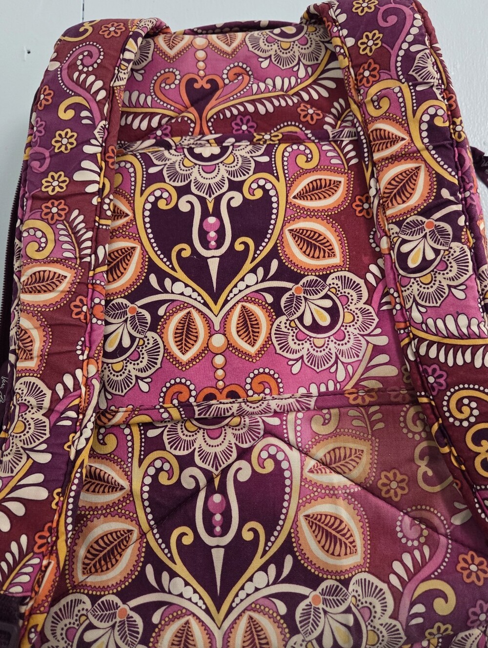 Vera Bradley Backpack With Built In Computer Compartment - Picture 3 of 9